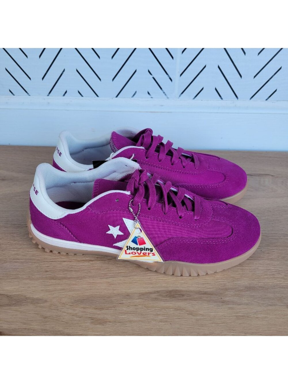 ⭐Converse Run Star Trainer Ox Suede Sz 6 Men's Shoes Sneakers Violet A13361C New